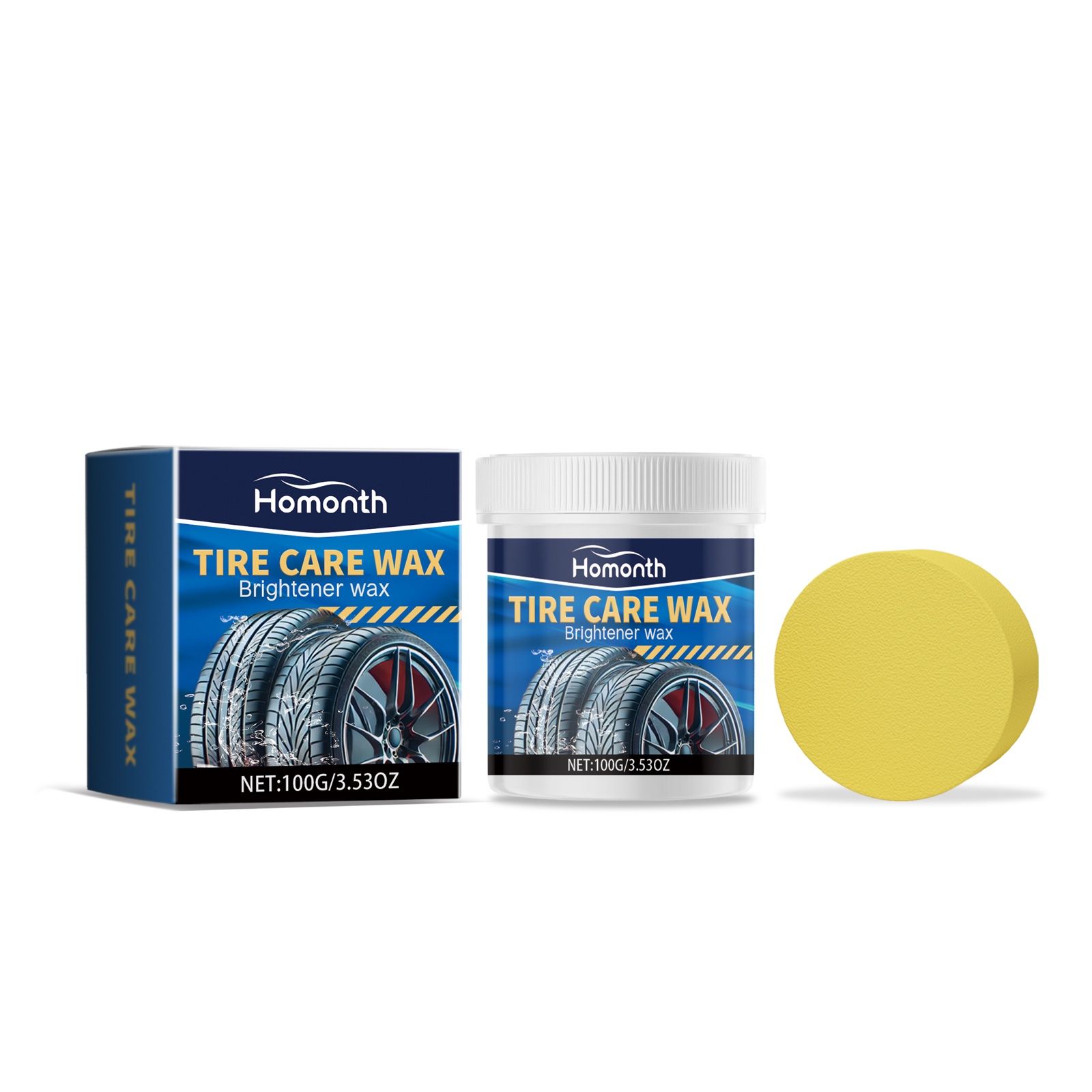 Main product image of HOMONTH Automotive Tire Care Paste Kit, 100 g