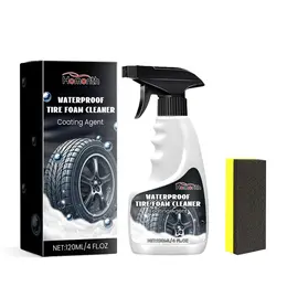 Product image of HOMONTH Automotive Tire Foam Cleaner Kit, 120 ml, with Sponge
