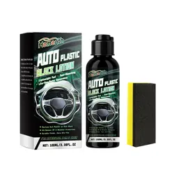 Product image of HOMONTH 100 ml Plastic Trim Restorer Liquid with Sponge