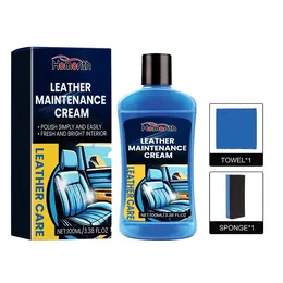 Product image of HOMONTH Automotive Interior Leather Care Paste Kit, 100 ml