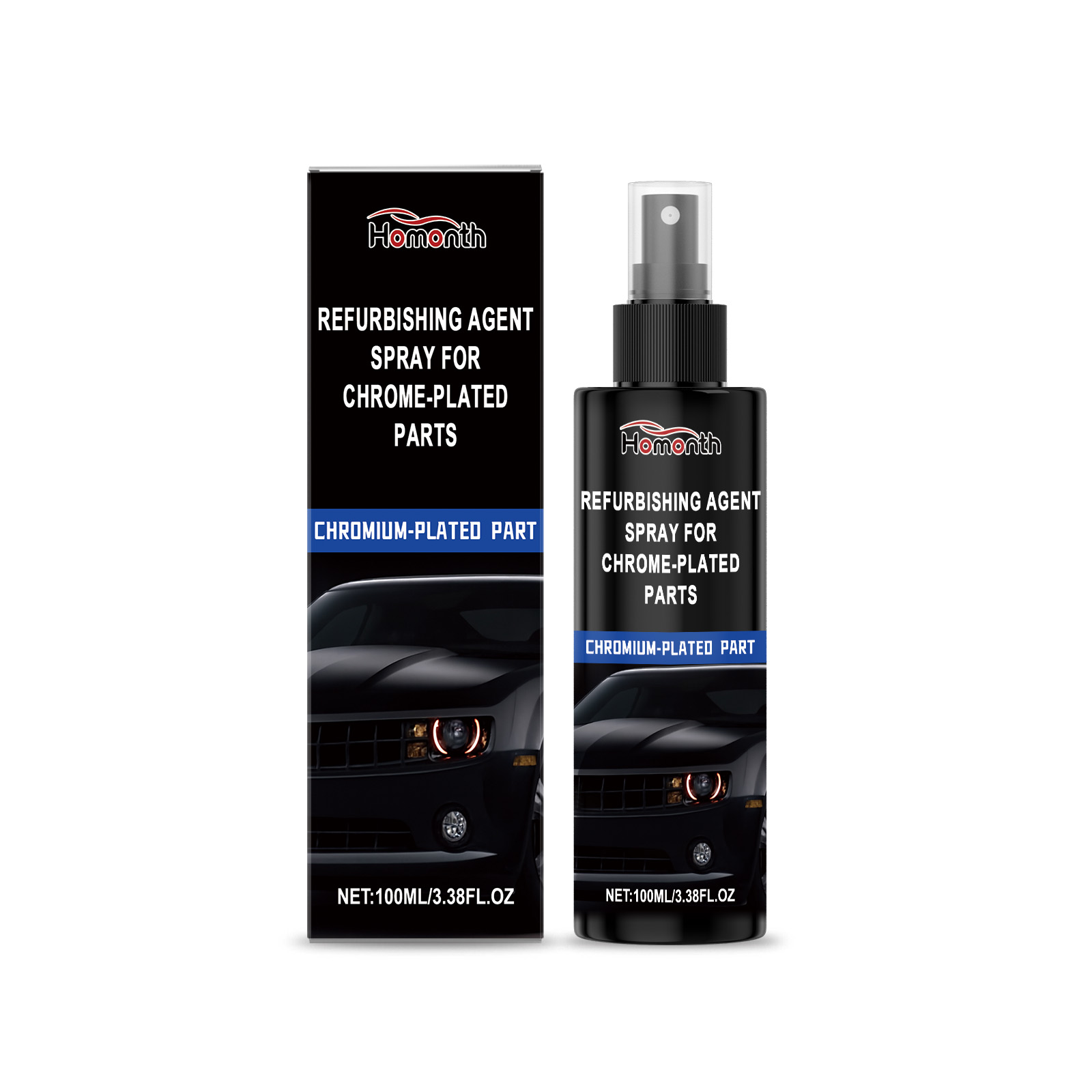 Main product image of Chrome & Metal Hardware Rust Remover and Polish Spray
