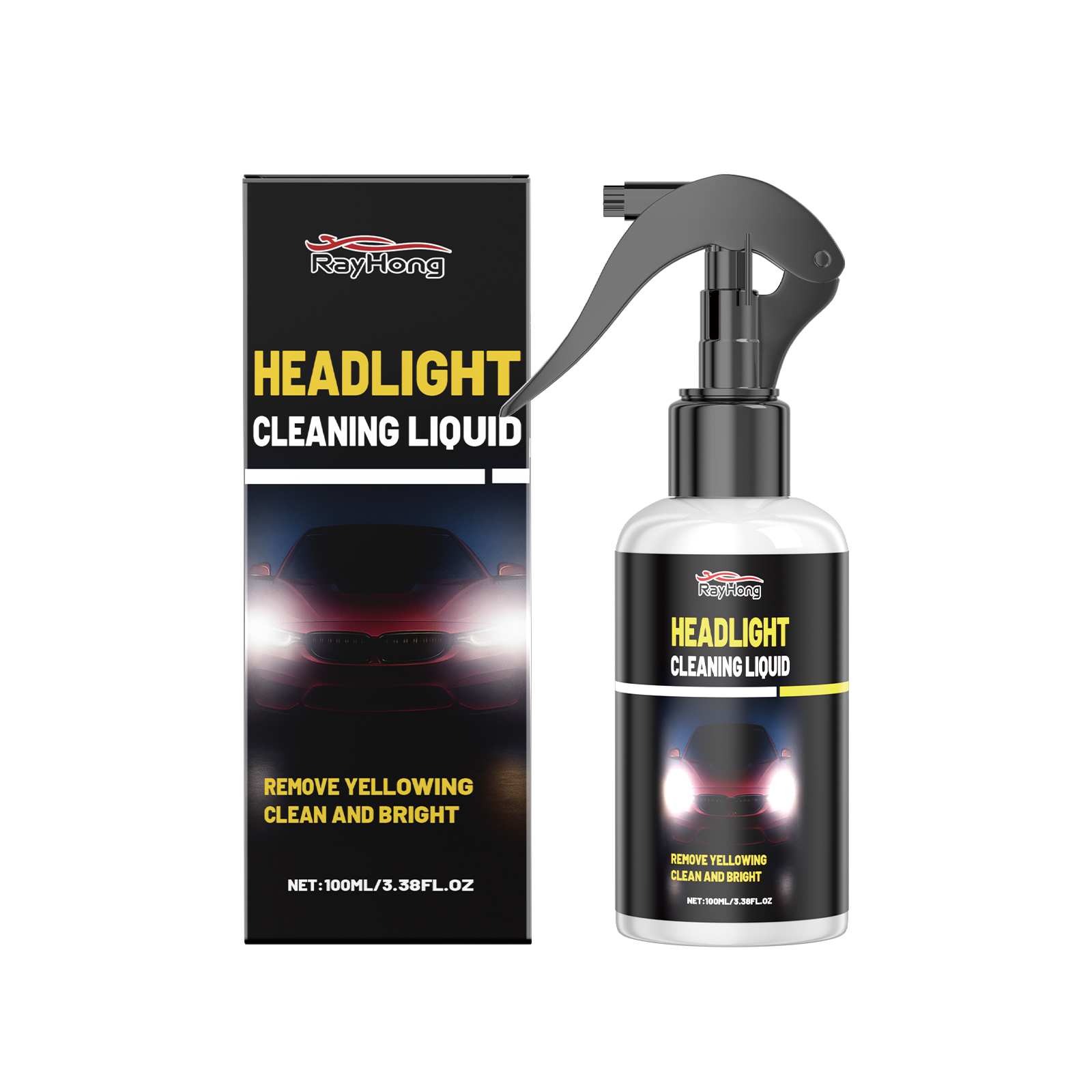 Main product image of Automotive Headlight Lens Cleaner and Restoration Polish