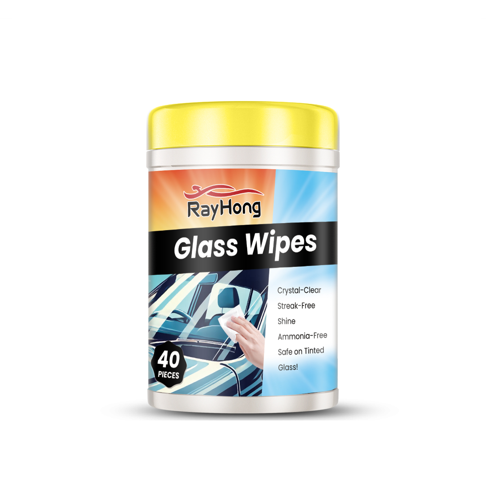 Main product image of Glass Cleaning Wipes, Anti-Fog Degreaser for Windshields and Mirrors