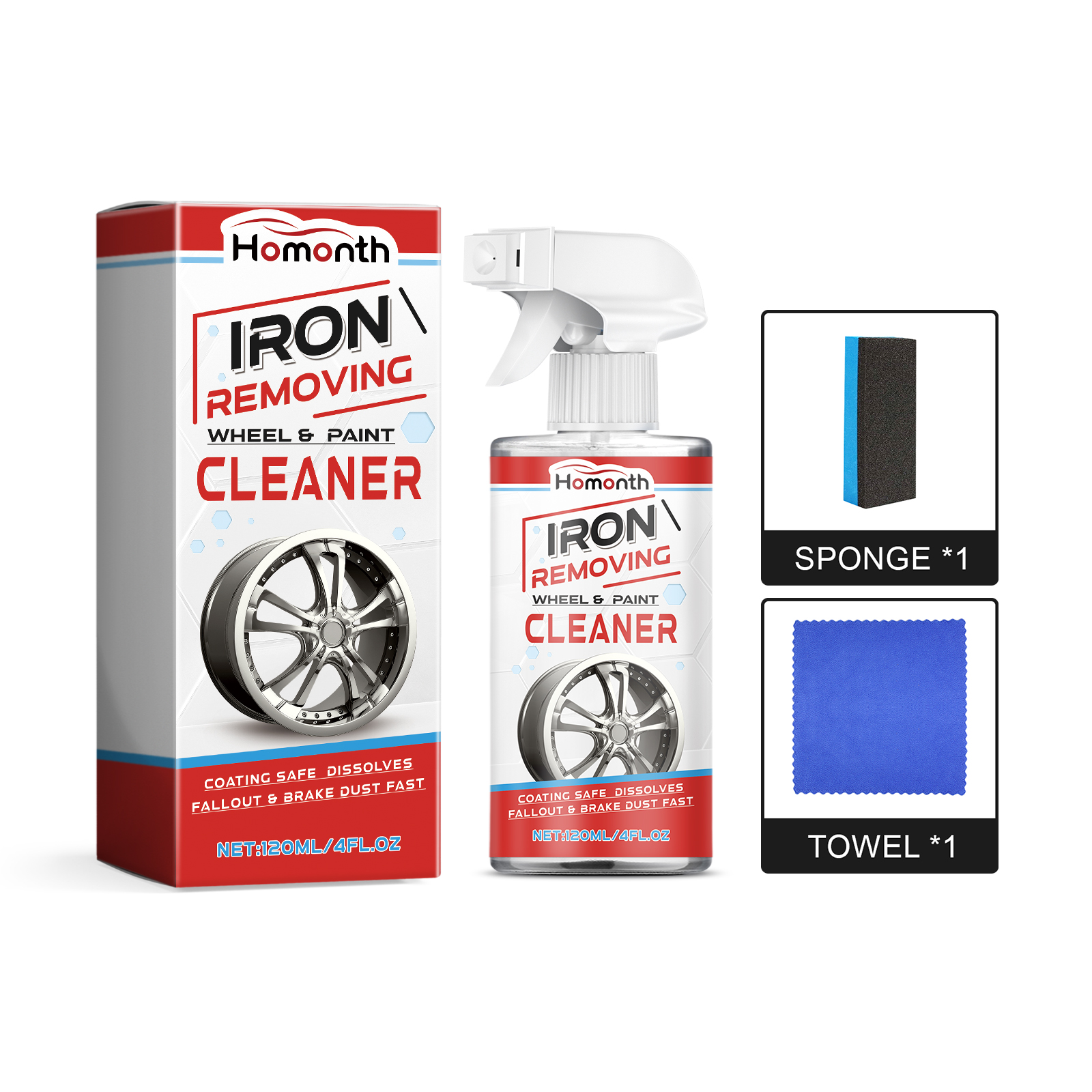 Main product image of Wheel Rim Rust Remover, Degreaser, Conditioner