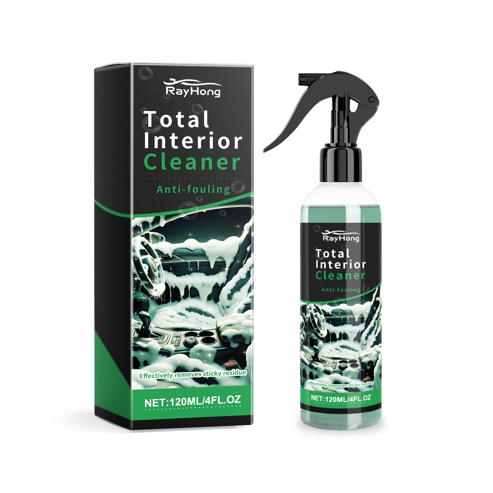Main product image of Interior Waterless Foam Cleaner for Vehicle Seats, Roof, Dashboard