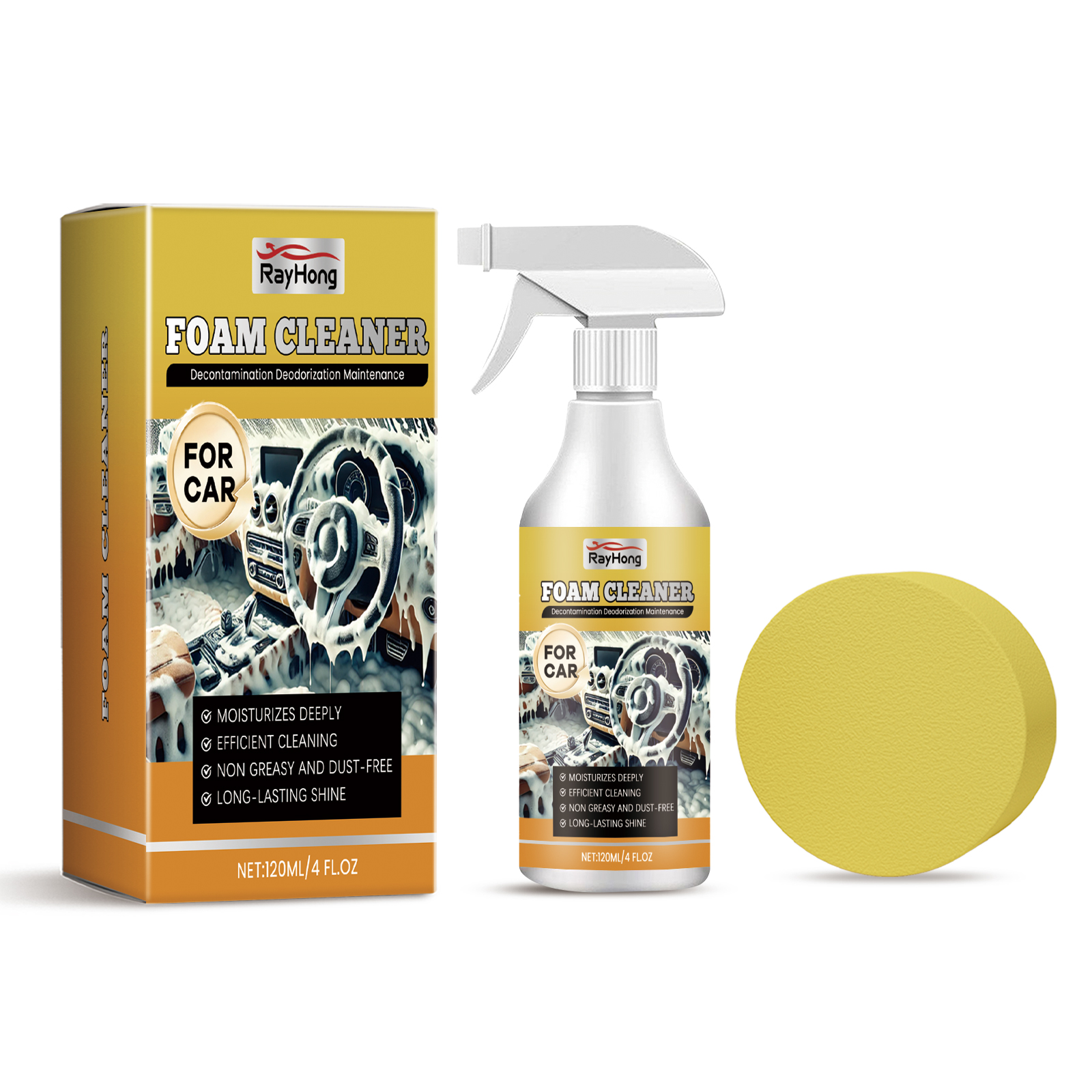Main product image of Multi-Purpose Foam Cleaner for Automotive Interior Cleaning