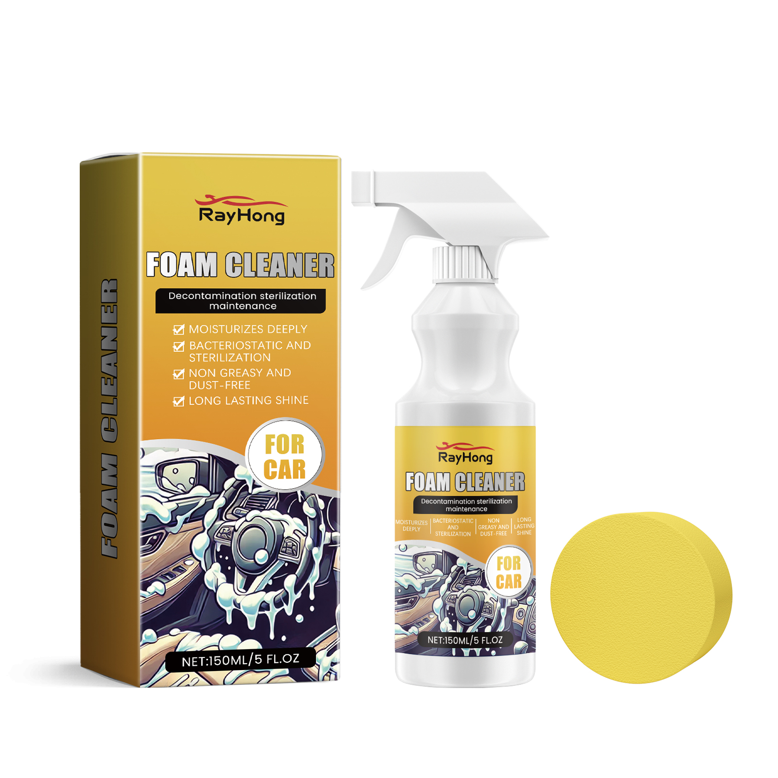 Main product image of Multi-Purpose Foam Cleaner for Home and Auto Interiors