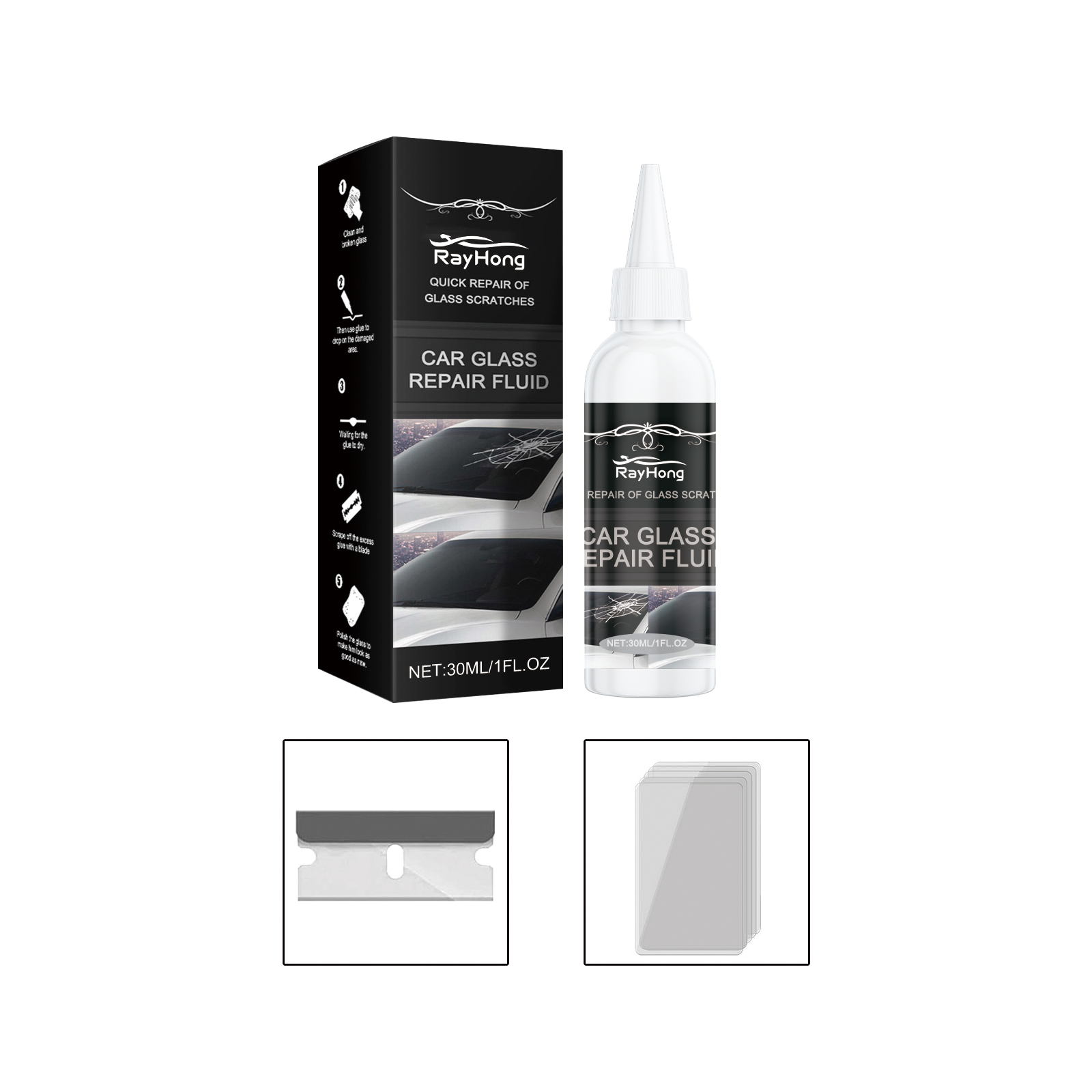 Main product image of 30ml Glass Repair Adhesive for Windshield Cracks