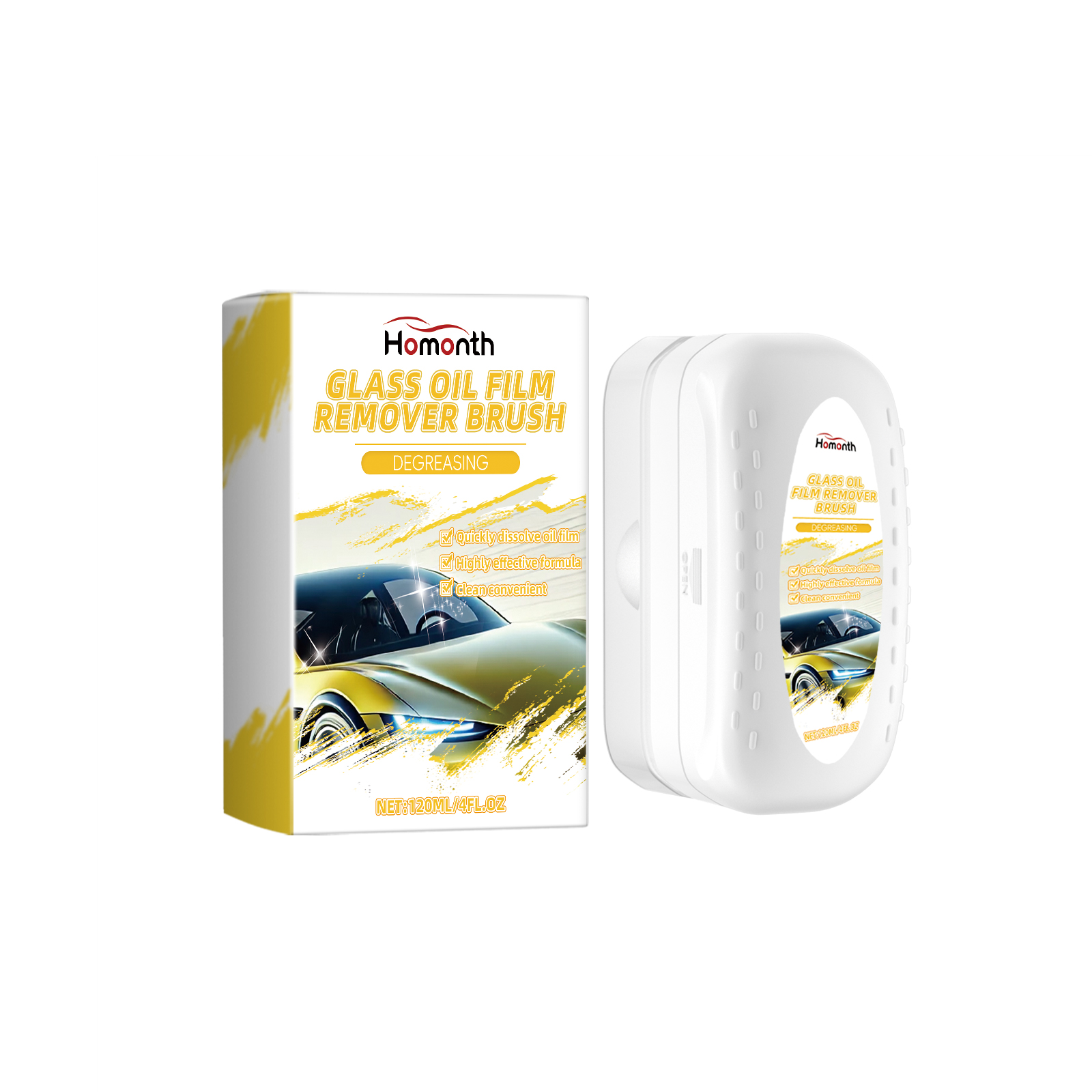 Main product image of Glass Degreaser and Windshield Rain Brush