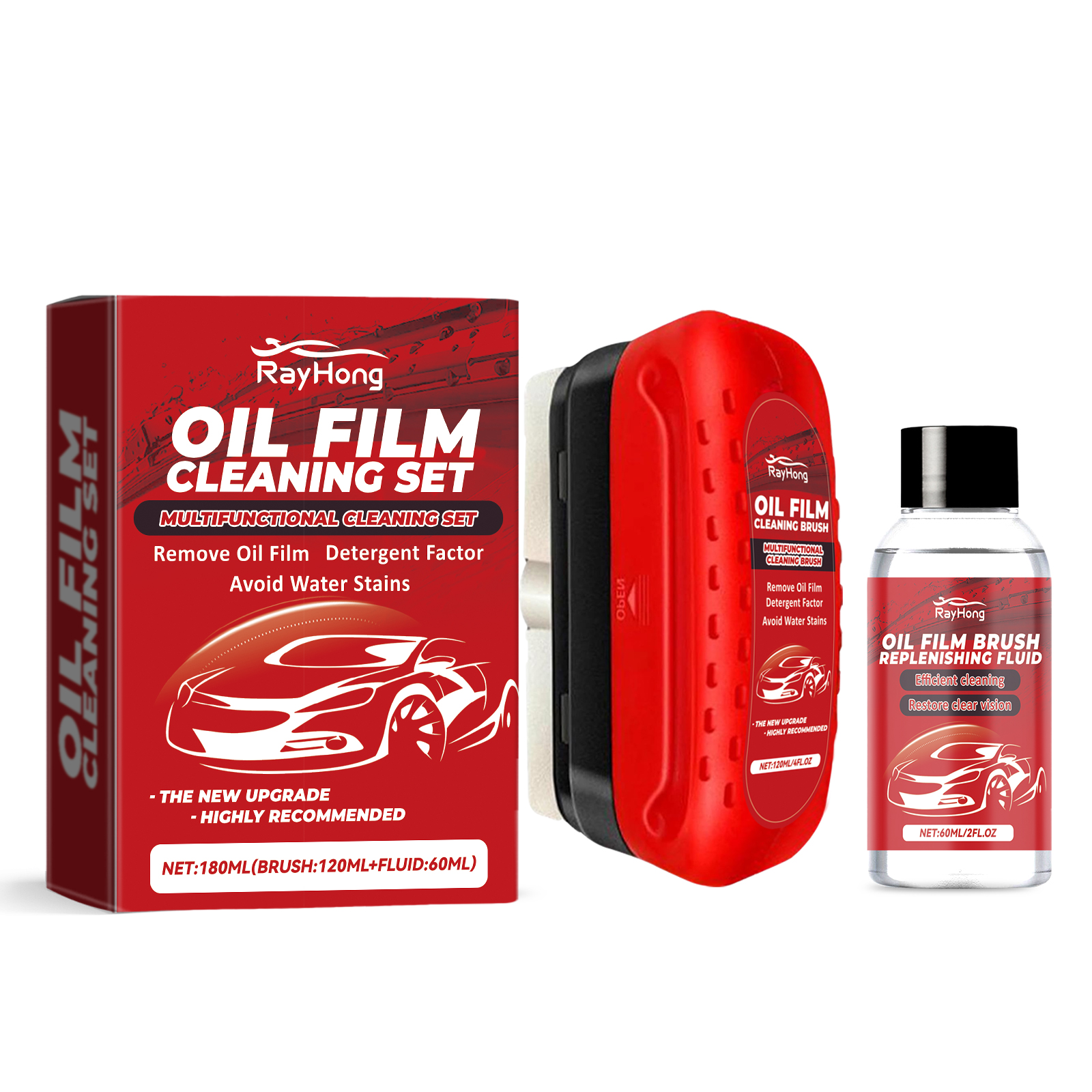 Main product image of Windshield Glass Cleaner Kit and Cleaning Brush Set