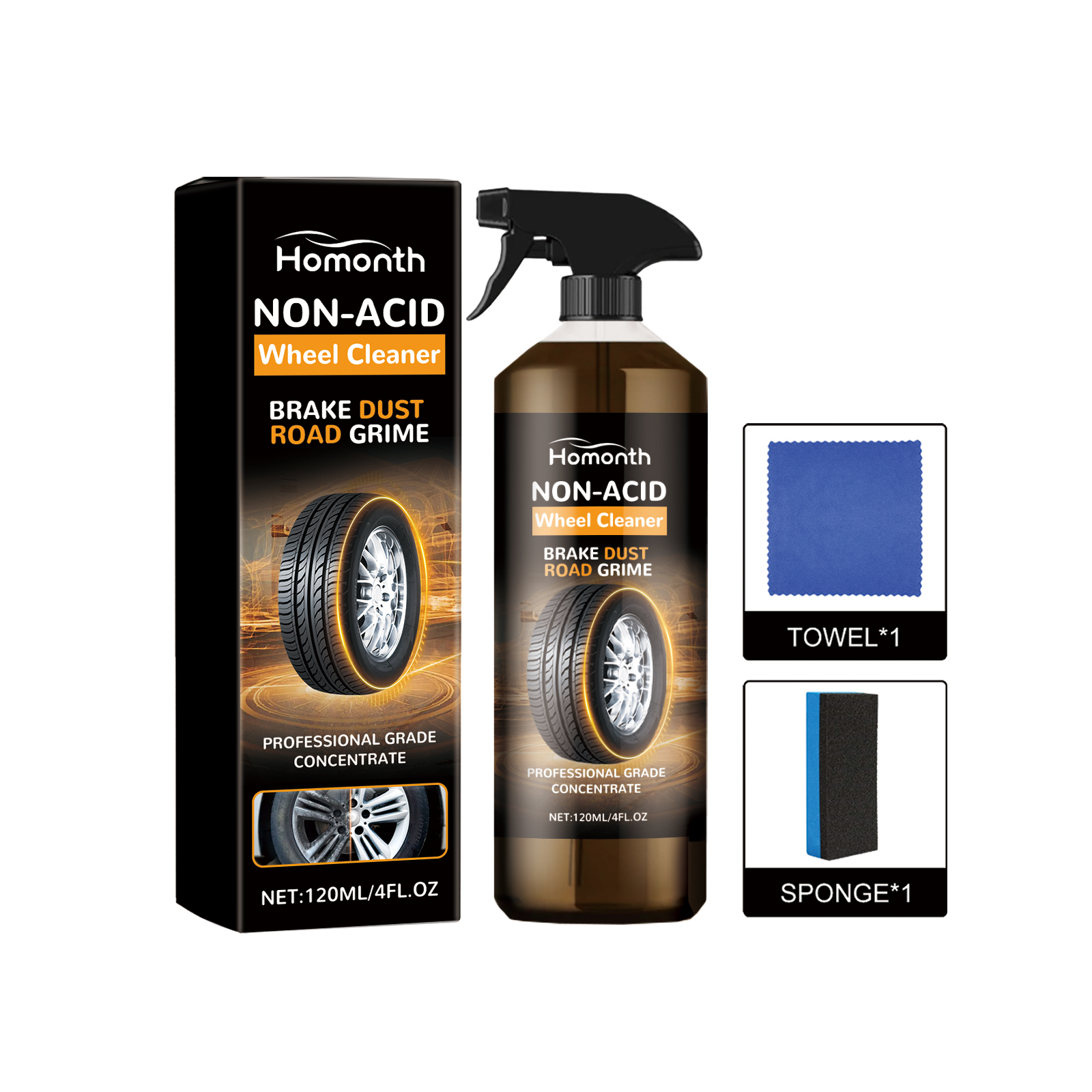Main product image of Tire and Rim Cleaning Kit, Includes Restoration Polish