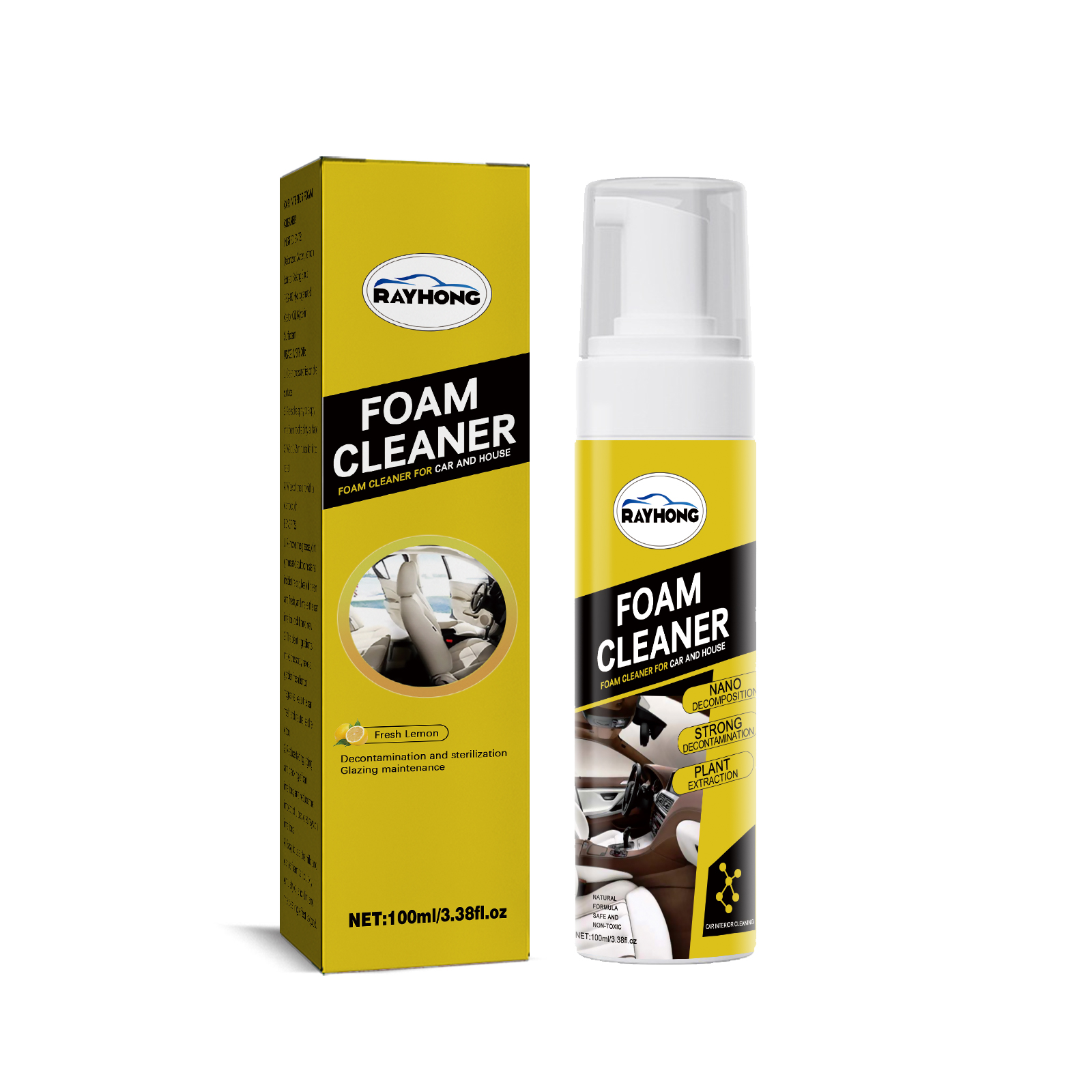 Main product image of Automotive Interior Foam Cleaner and Dashboard Restorer