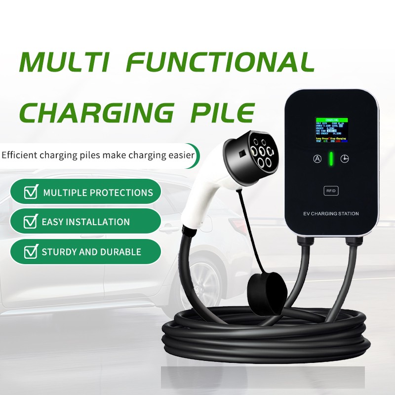 Main product image of 32A 7KW Portable EV Charger with 5M Type 2 Cable