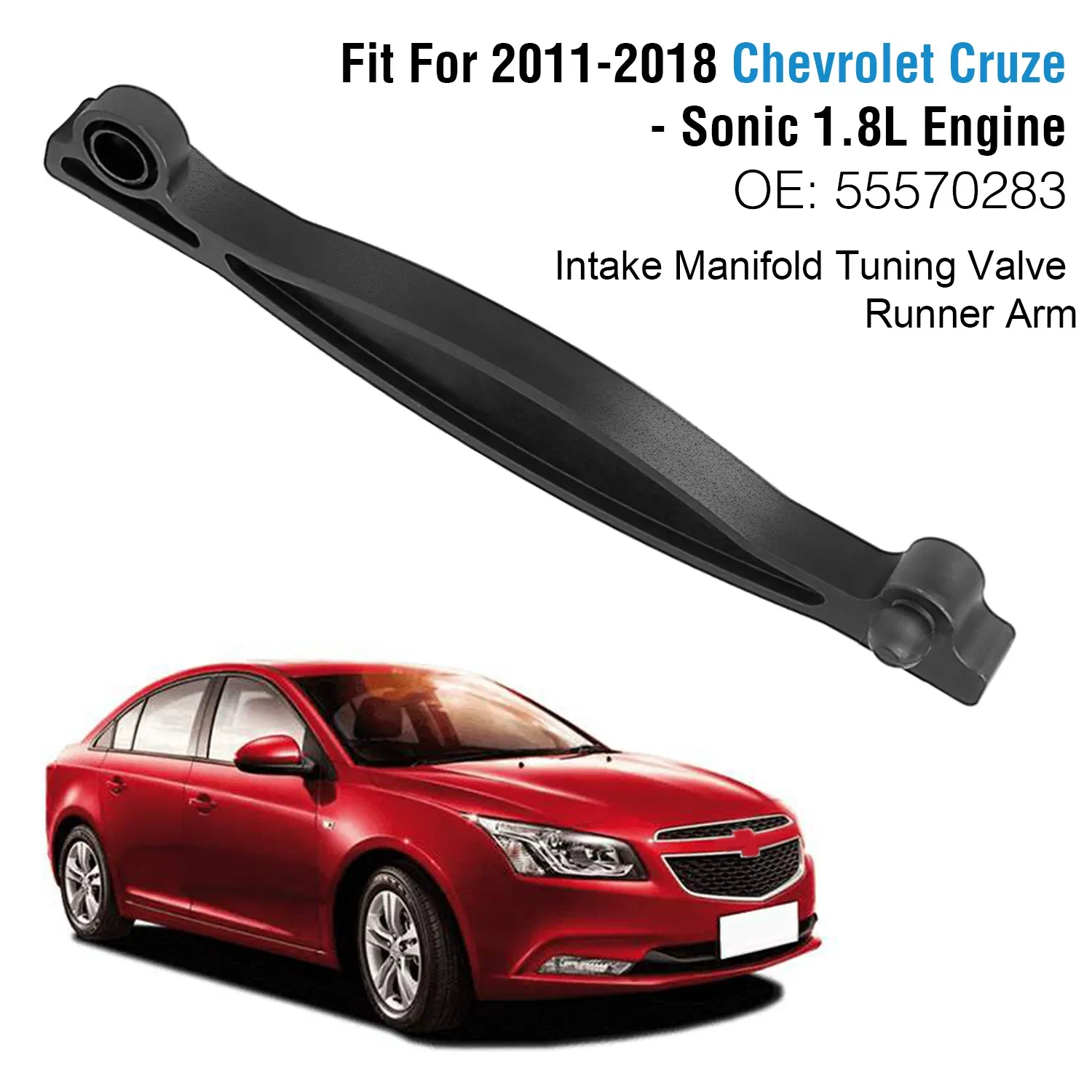 Main product image of Intake Manifold Tuning Valve Runner Arm Fit For Chevrolet Cruze - Sonic 1.8L Engine 2011-2018 OEM 55570283 GPCT2365