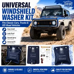 Product image of Windshield Washer Bag Reservoir Kit, Universal 12V Pump, Nozzles