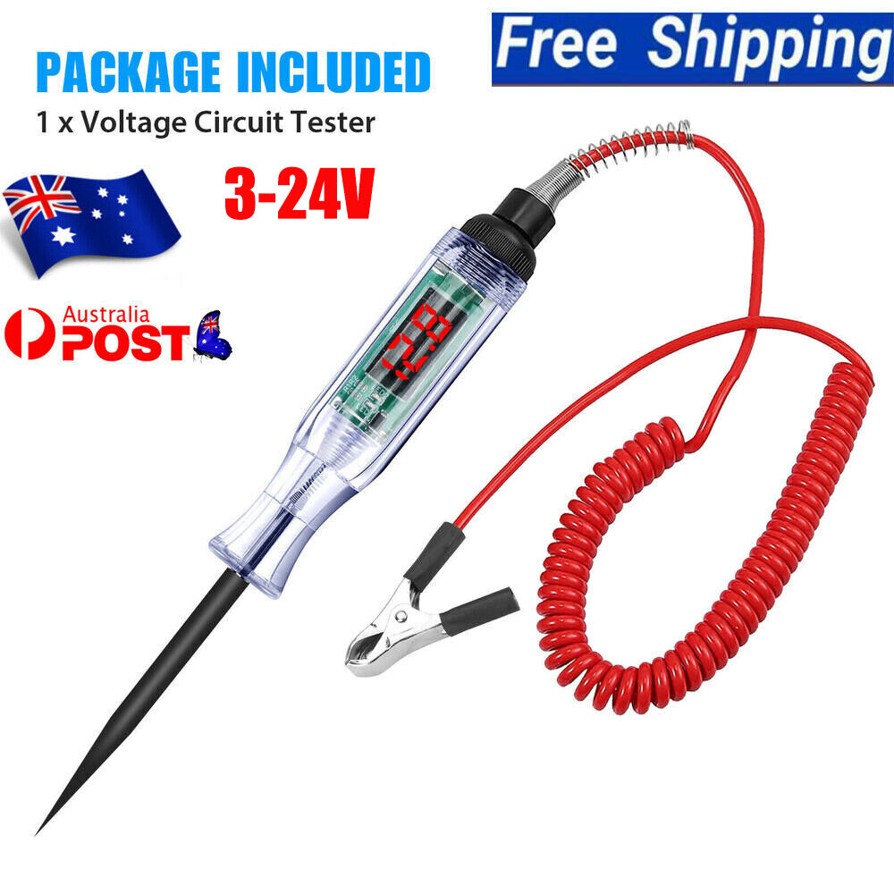 Main product image of 6V 12V 24V Automotive Circuit Voltage Tester with LED Probe