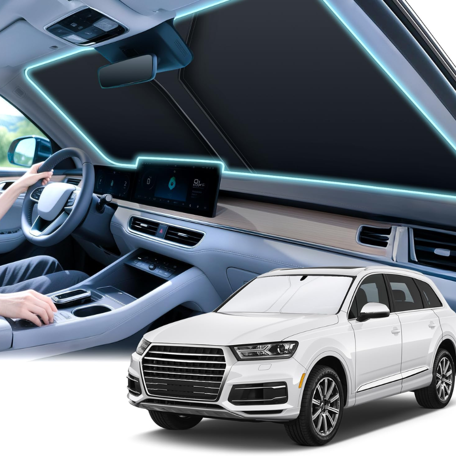 Main product image of Foldable Reflective Car Windshield Sun Shade, 58x32 in.