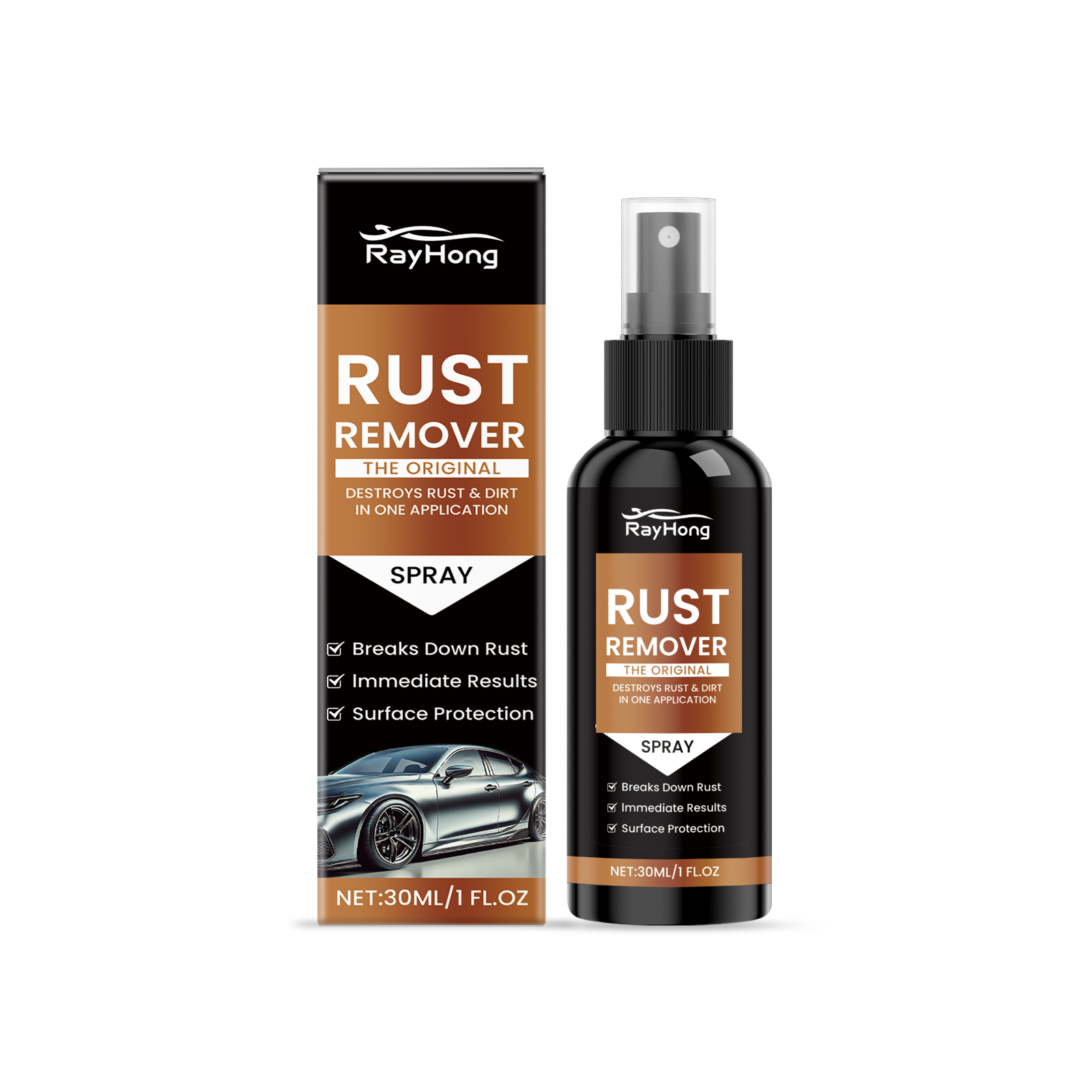 Main product image of Automotive Rust Remover, Decontaminating Cleaner
