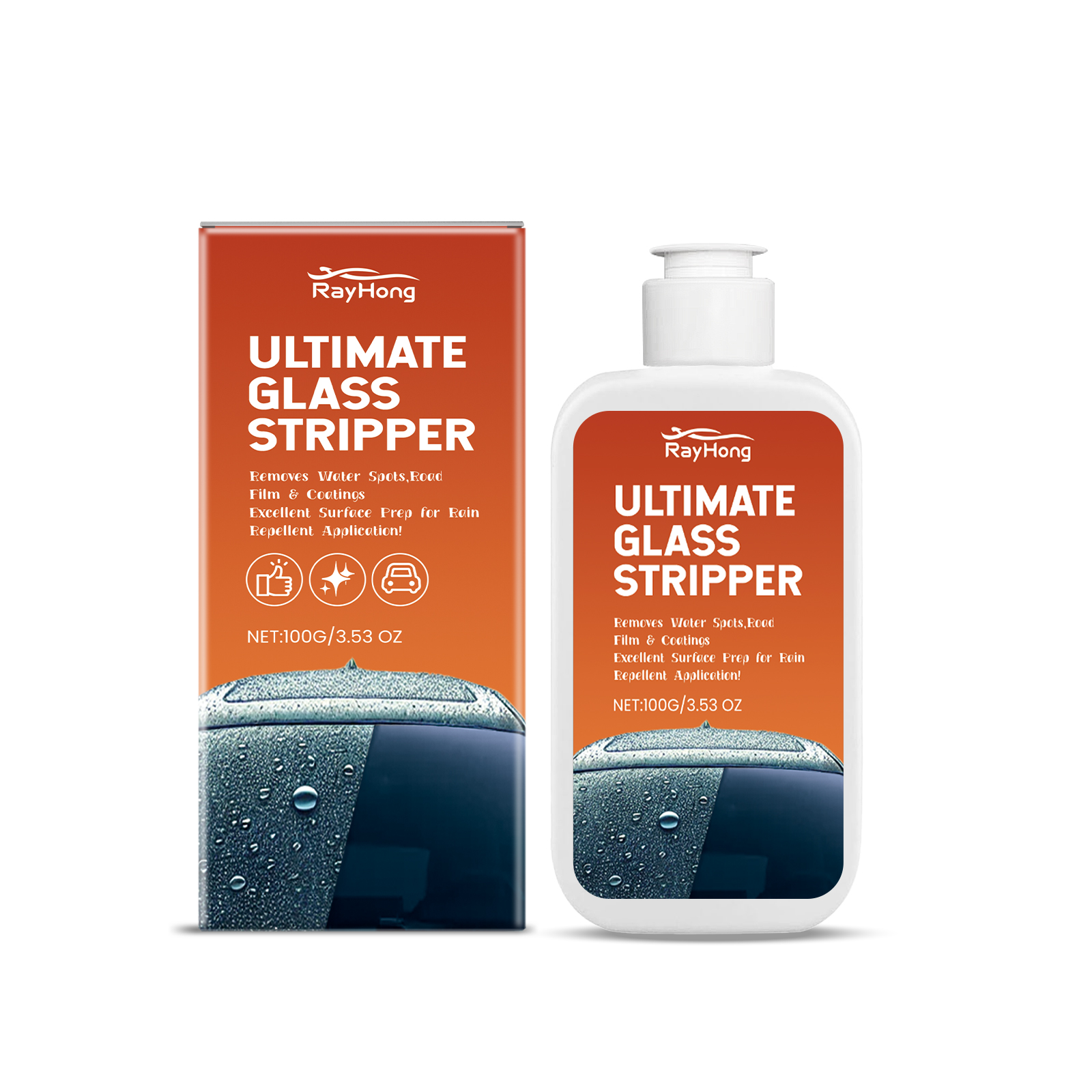 Main product image of Glass Degreaser Balm, Window and Glass Cleaner