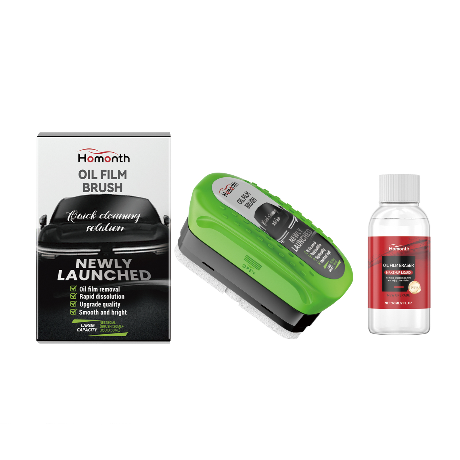 Main product image of Automotive Windshield Oil Film Cleaning Brush Kit