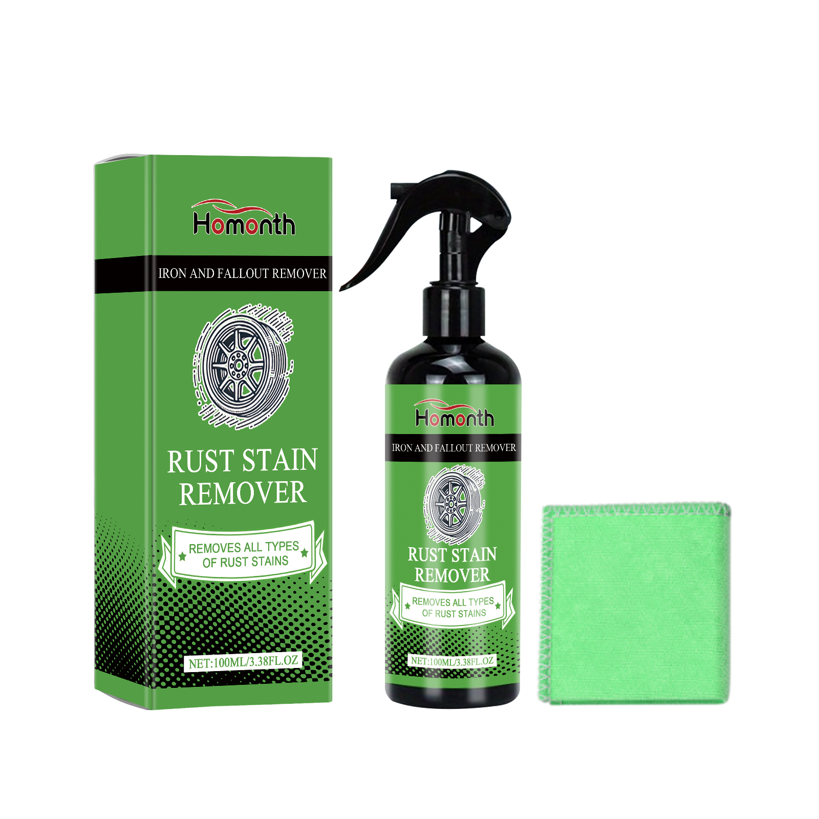 Main product image of Automotive Wheel Rust Remover and Decontaminant Spray