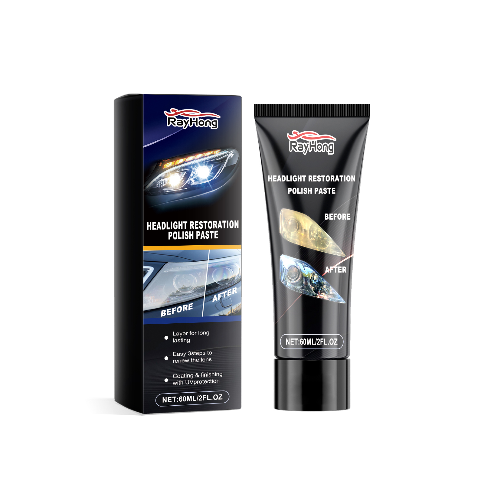 Main product image of Automotive Headlight Polish and Scratch Restoration Cream