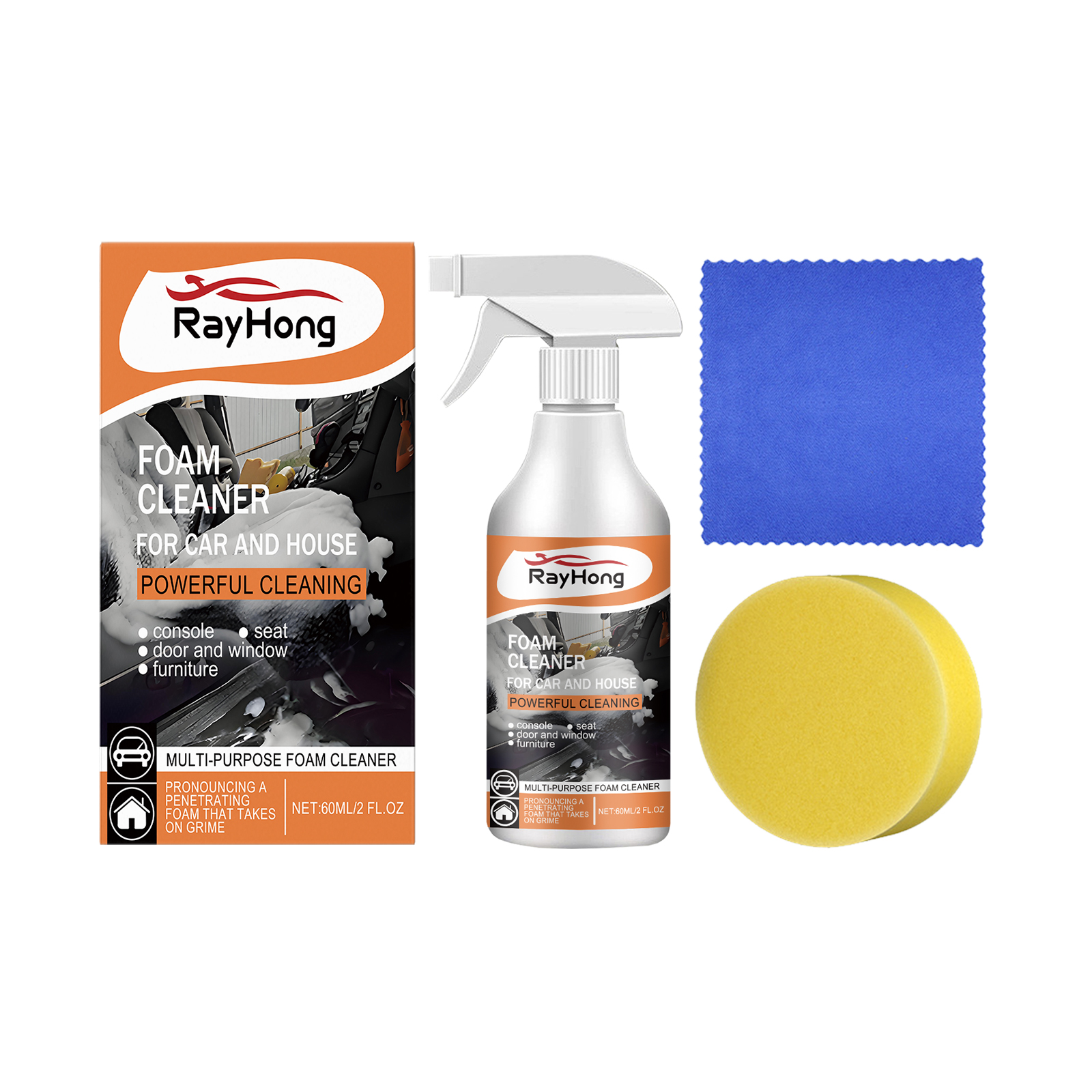 Main product image of Multi-Purpose Foam Cleaner Kit, 60ml Volume