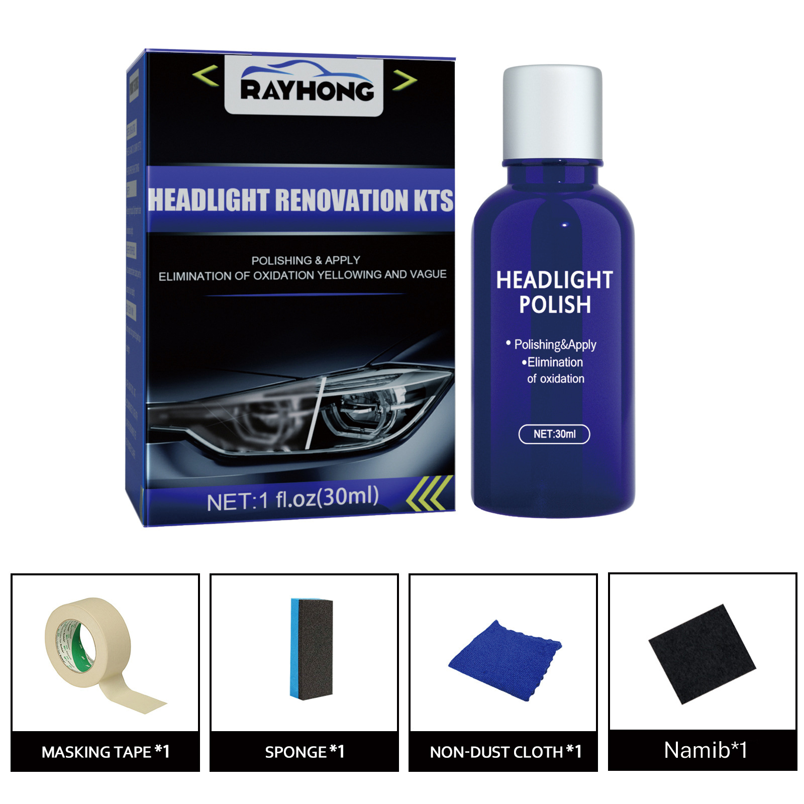 Main product image of Automotive Headlight Lens Restoration Fluid