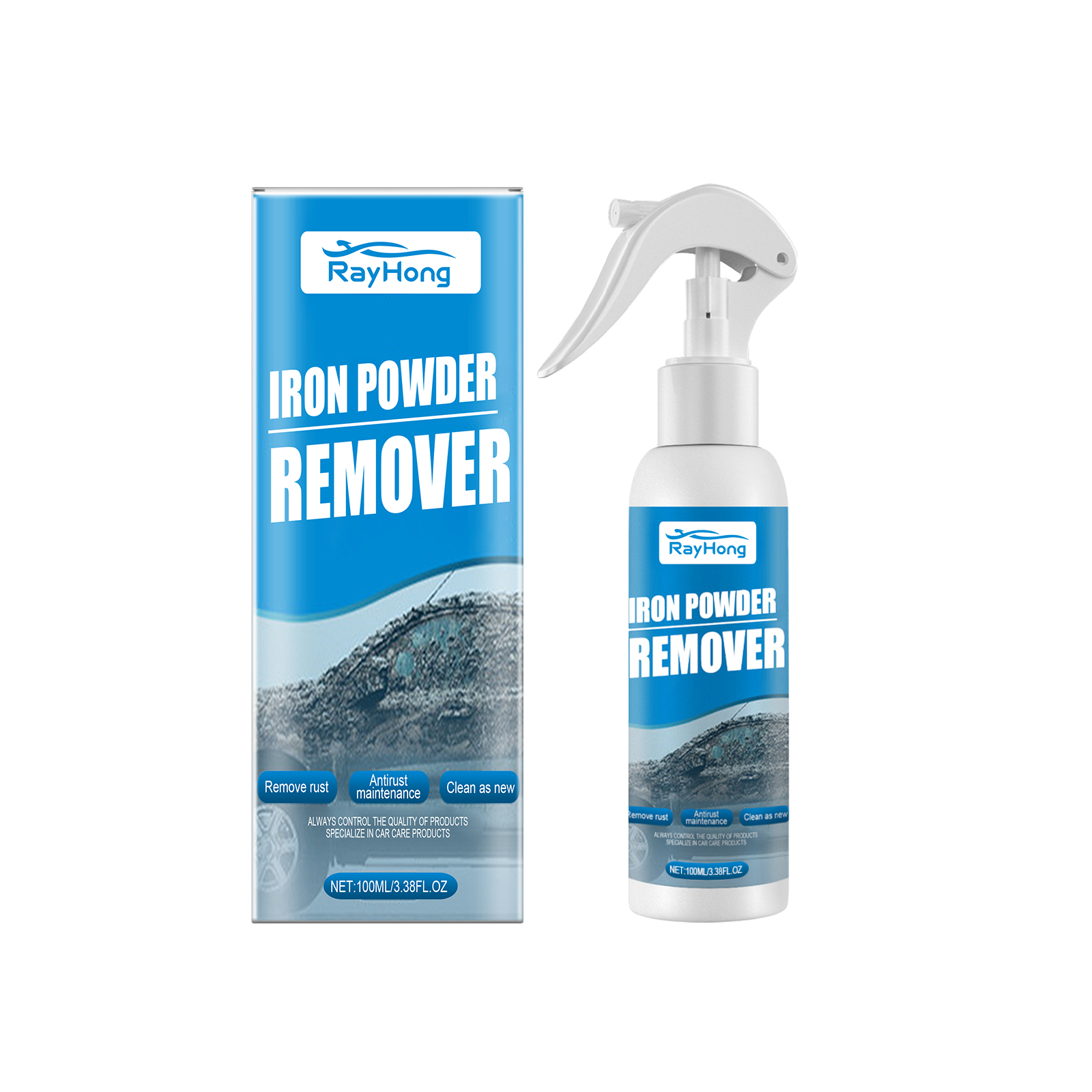 Main product image of Iron Rust Removal Spray, Industrial Decontamination Cleaner