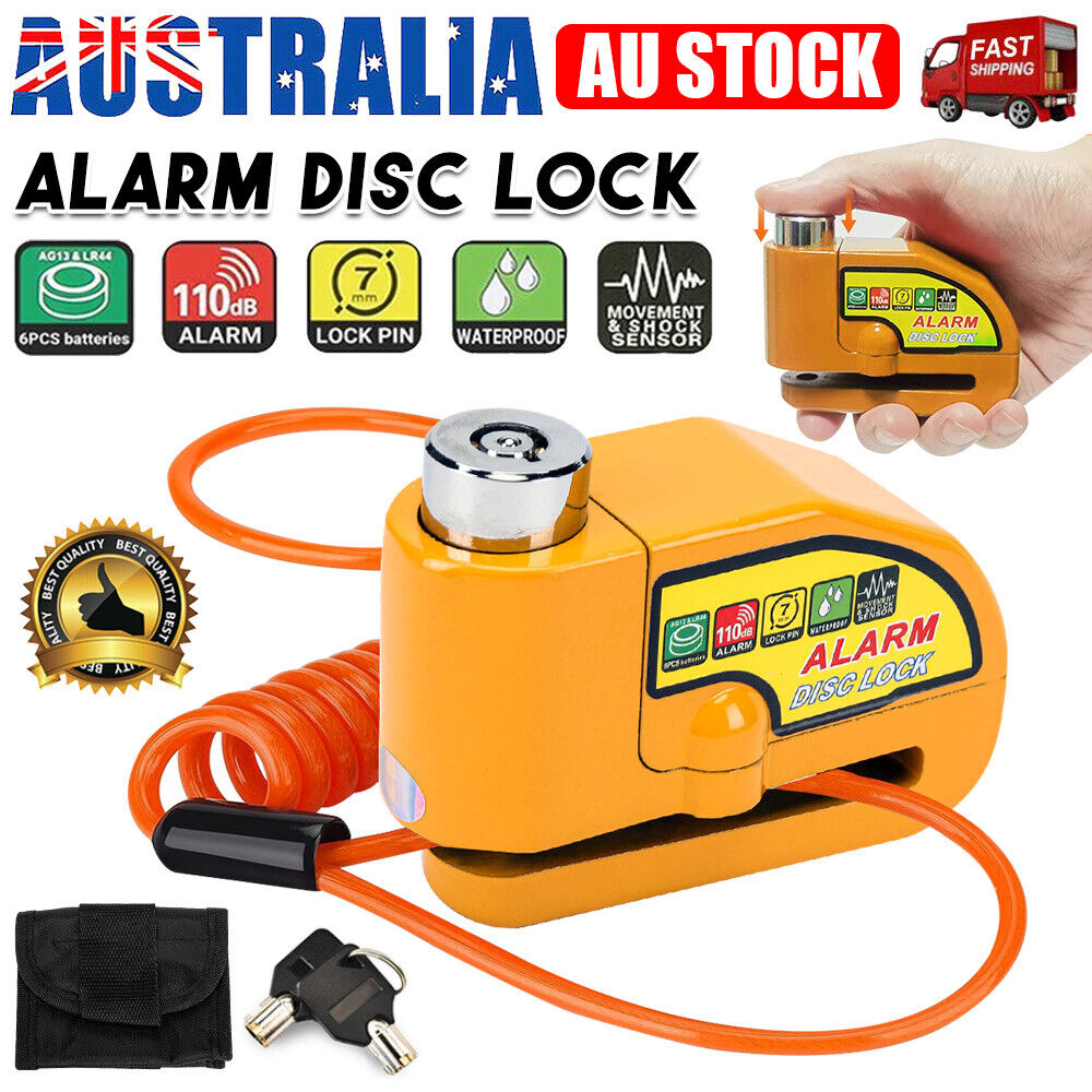 Main product image of Motorcycle & Bicycle Alarm Disc Lock Security Device