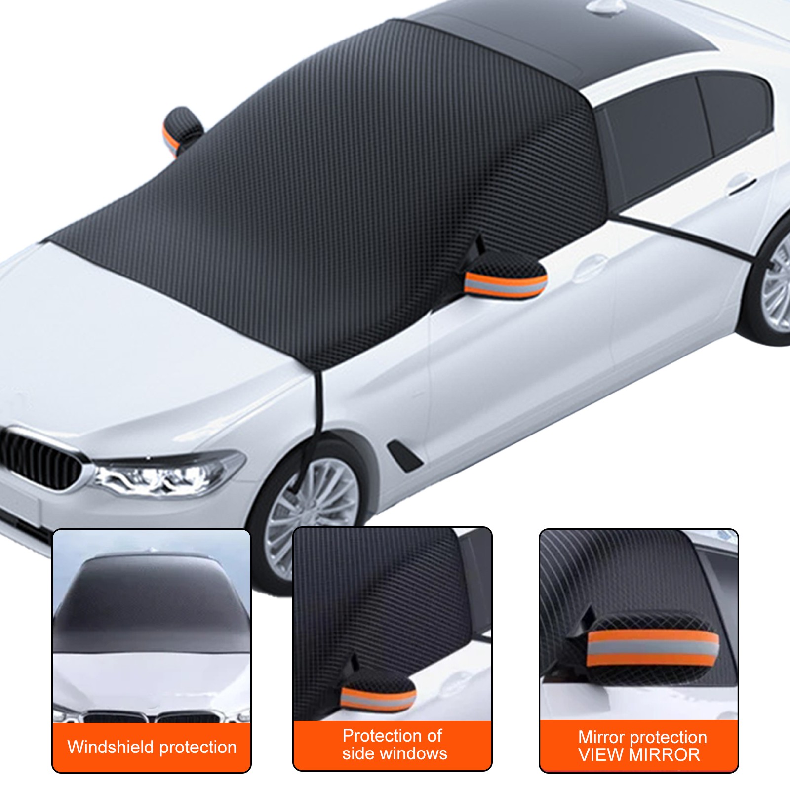 Main product image of Car Windshield Cover Heavy Duty Windscreen Winter Frost Ice Snow Dust Protector