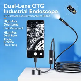 Product image of Single-Lens Industrial Endoscope, 2MP HD, Direct Connect for iPhone, Android/iOS