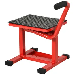 Product image of Steel Motorbike Jack Lift, 27.5-39.5 cm Height, Red