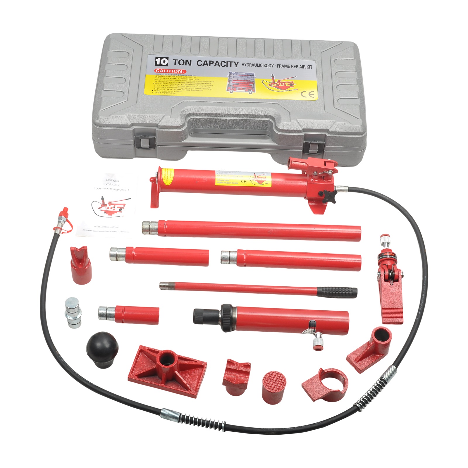 Main product image of 10 Ton Hydraulic Jack, 2m Tubing, MT034007