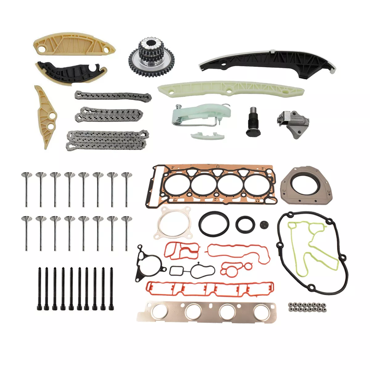 Main product image of Timing Chain, Head Gasket, Valves Kit for Audi VW 2.0 TSI, 06K109158AA, 06H109158H