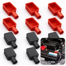 Product image of 12 Pcs Battery Terminal Covers, Soft Rubber, Insulating Top Post