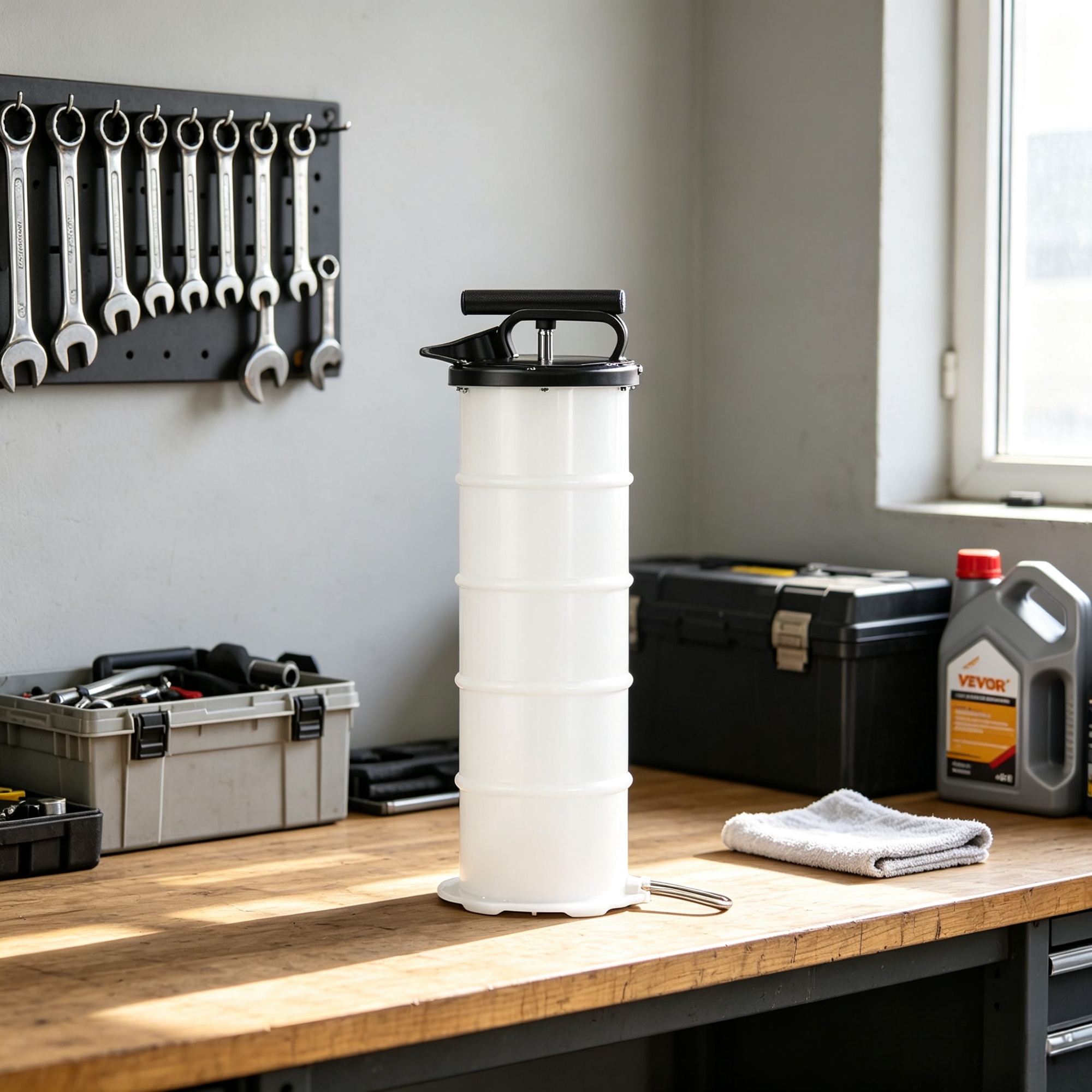 Main product image of 1.74 Gal / 6.5L Pneumatic, Manual Fluid Extractor with Dipstick, Suction Hose