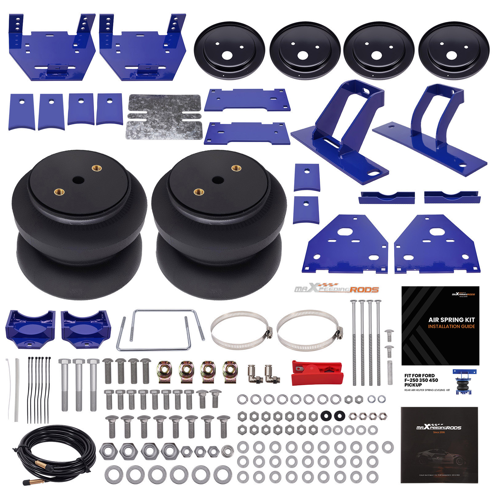 Main product image of Air Spring Suspension Kit 7500 Rear for Ford F350 F450 4WD 2017-2019