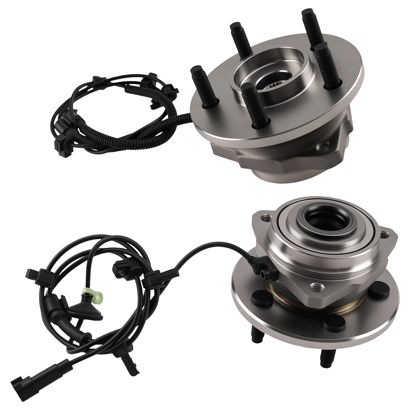 Main product image of Pair Front Wheel Hub Assembly, Jeep Liberty 2002-2007, ABS, 513176, 513177