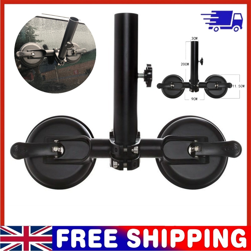 Main product image of Double Suction Cup Adjustable Flag Pole Mount