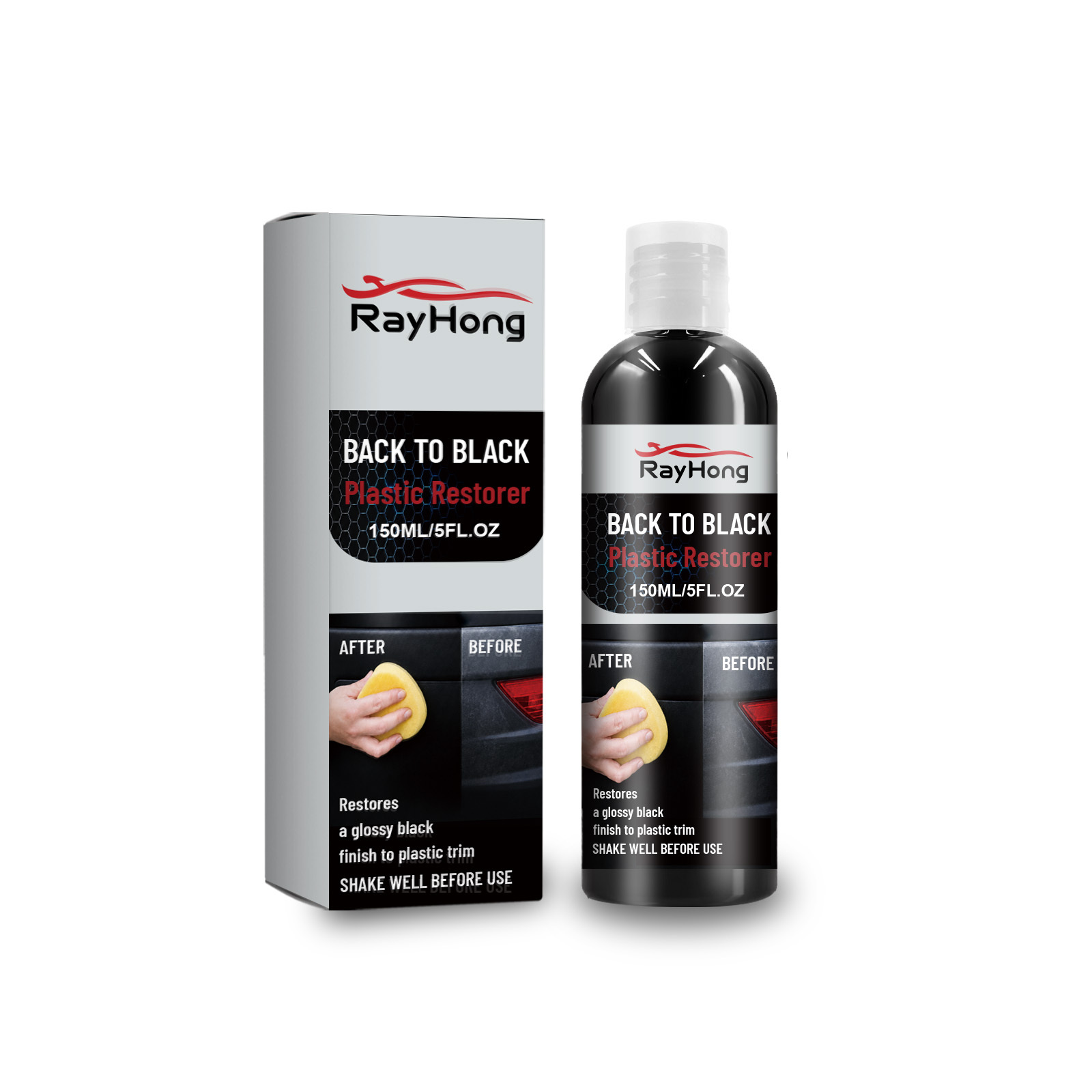 Main product image of RAYHONG Plastic Restorer, 150ml, Automotive Supplies for Daily Use