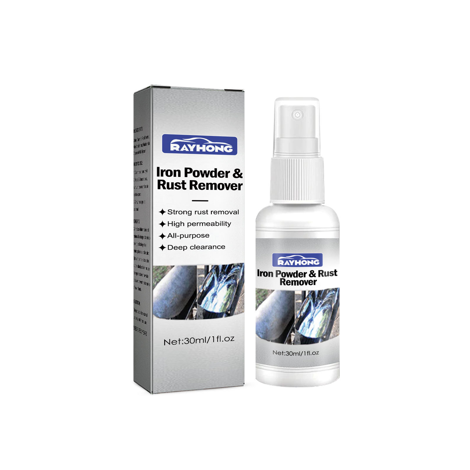 Main product image of Lron Powder & Rust Remover, Rust Remover Spray, Car Care Product for Car Care