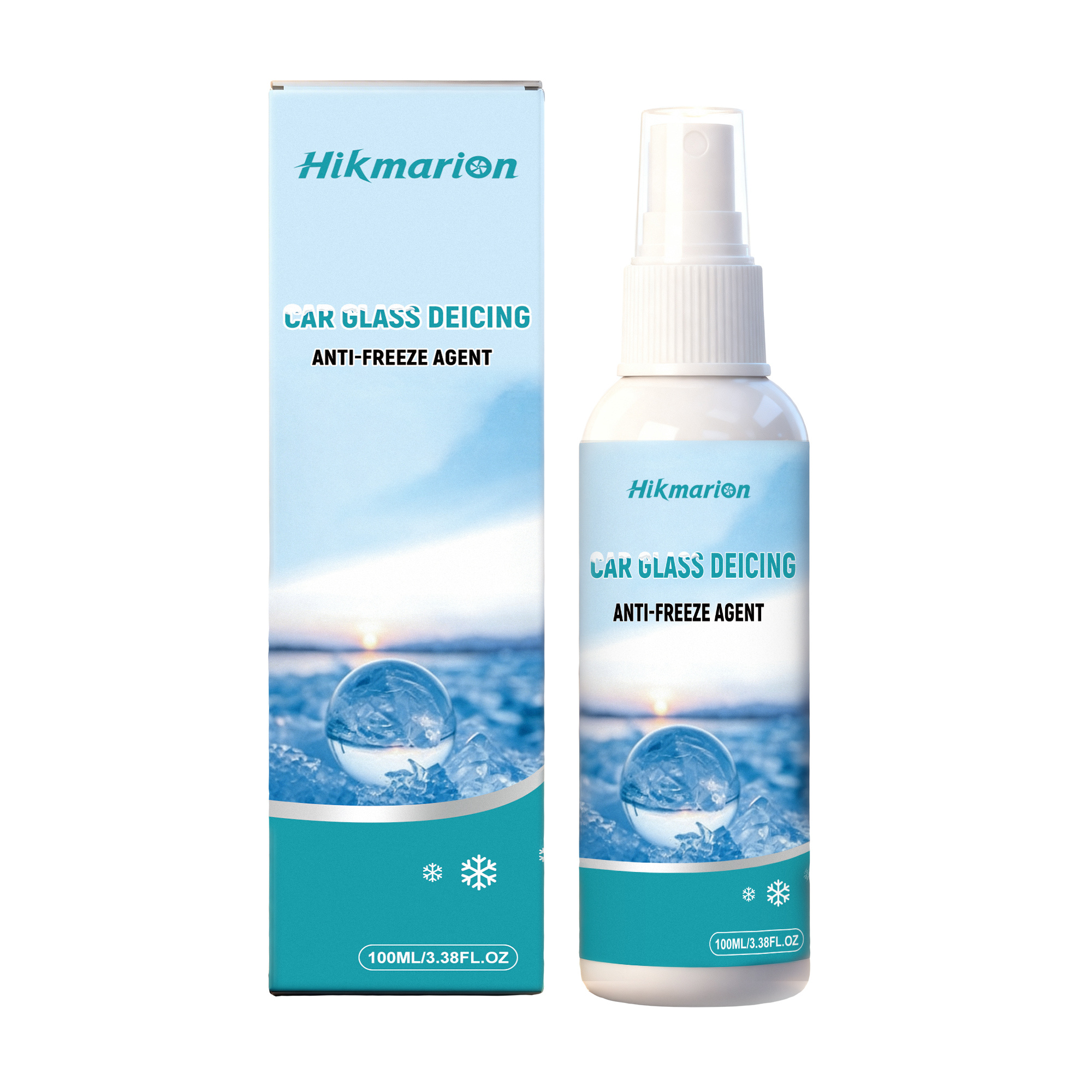 Main product image of Hikmarion Anti-Freeze Agent, 100ml, Deicing Spray, Car Care Product for Car Care