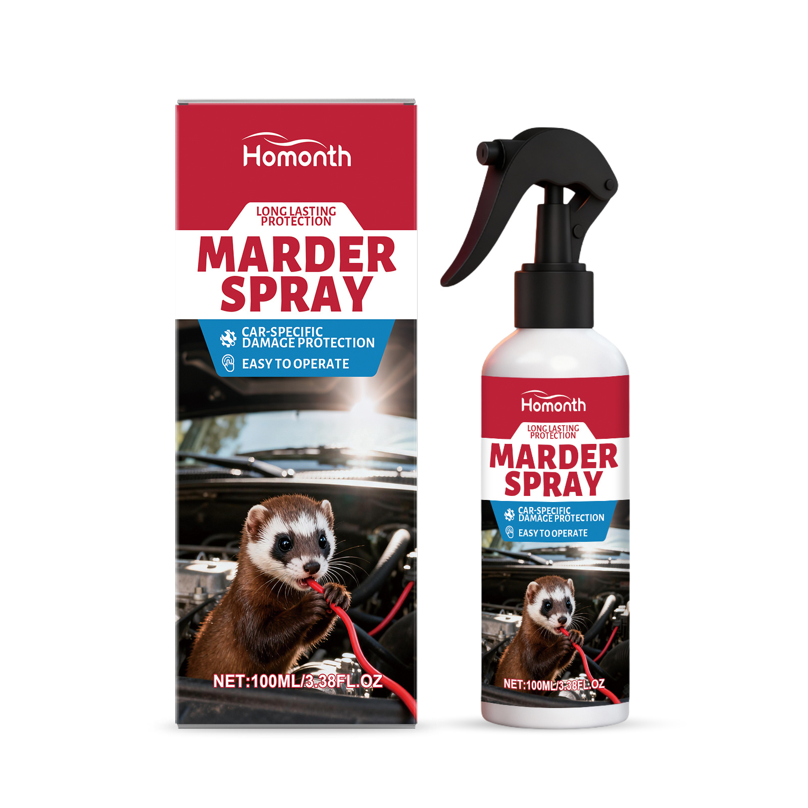 Main product image of MOONSPRY Marten Repellent, 100ml, Household Goods, Car Care Product for Car Care