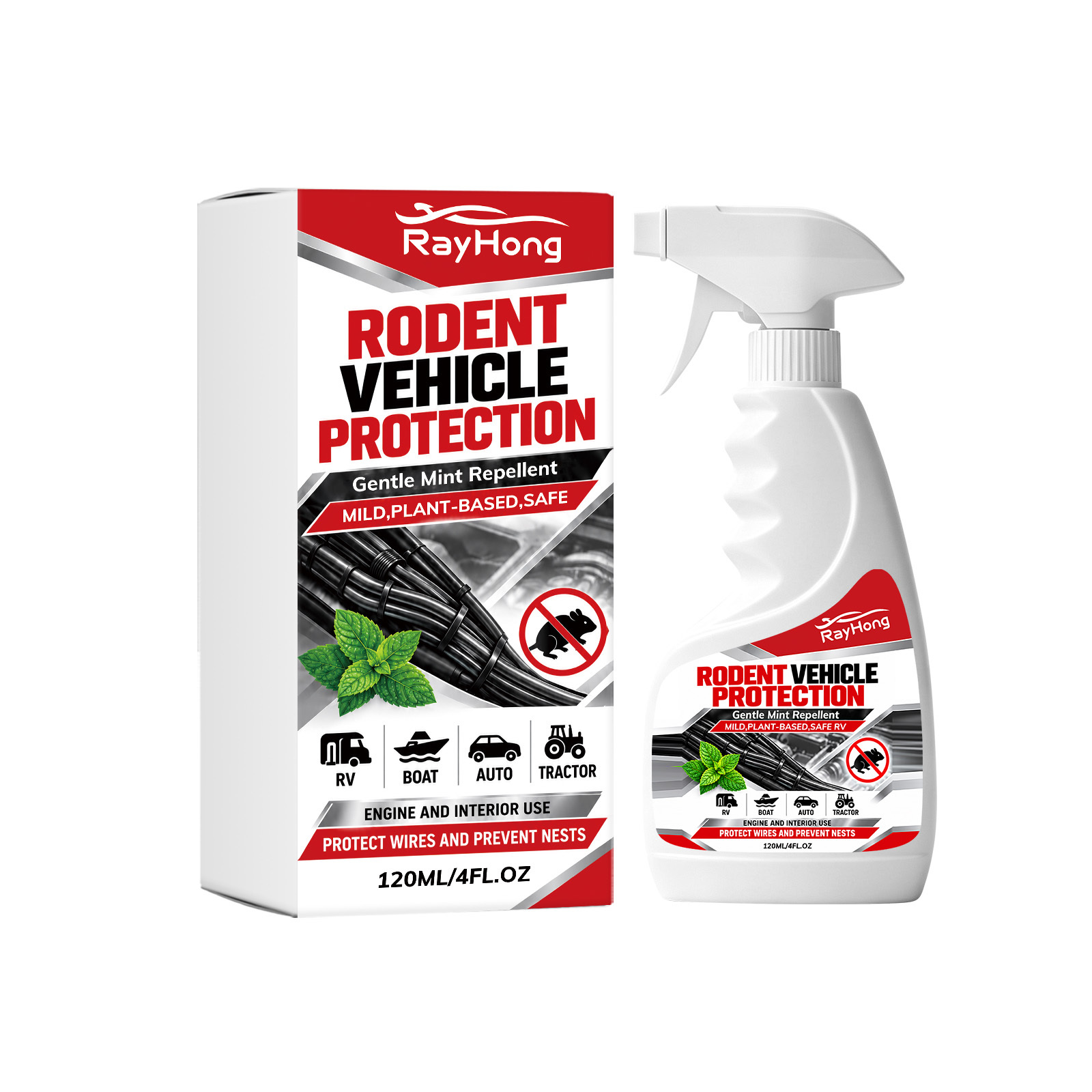 Main product image of RAYHONG Rodent Vehicle Protection for Daily Use, 120ml