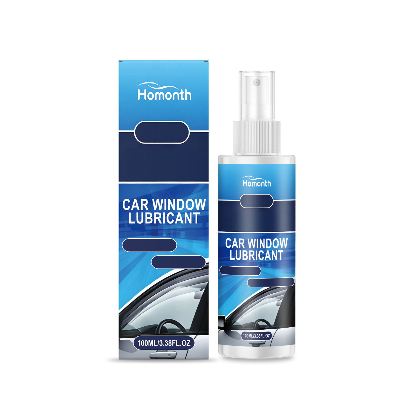 Main product image of HOMONTH Car Window Lubricant, 100ml, Automotive Supplies, Car Care Product for Car Care