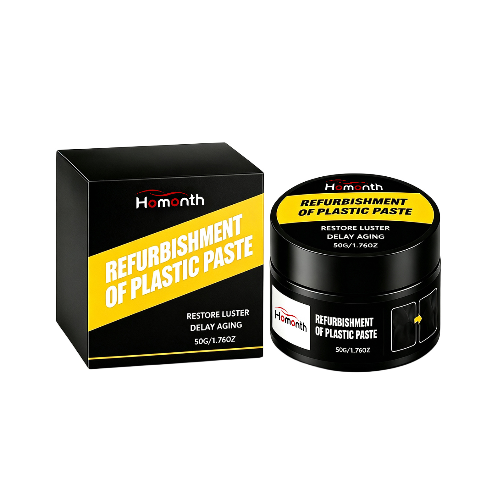 Main product image of HOMONTH Refurbishment of Plastic Paste, 50g, Car Care Product for Car Care
