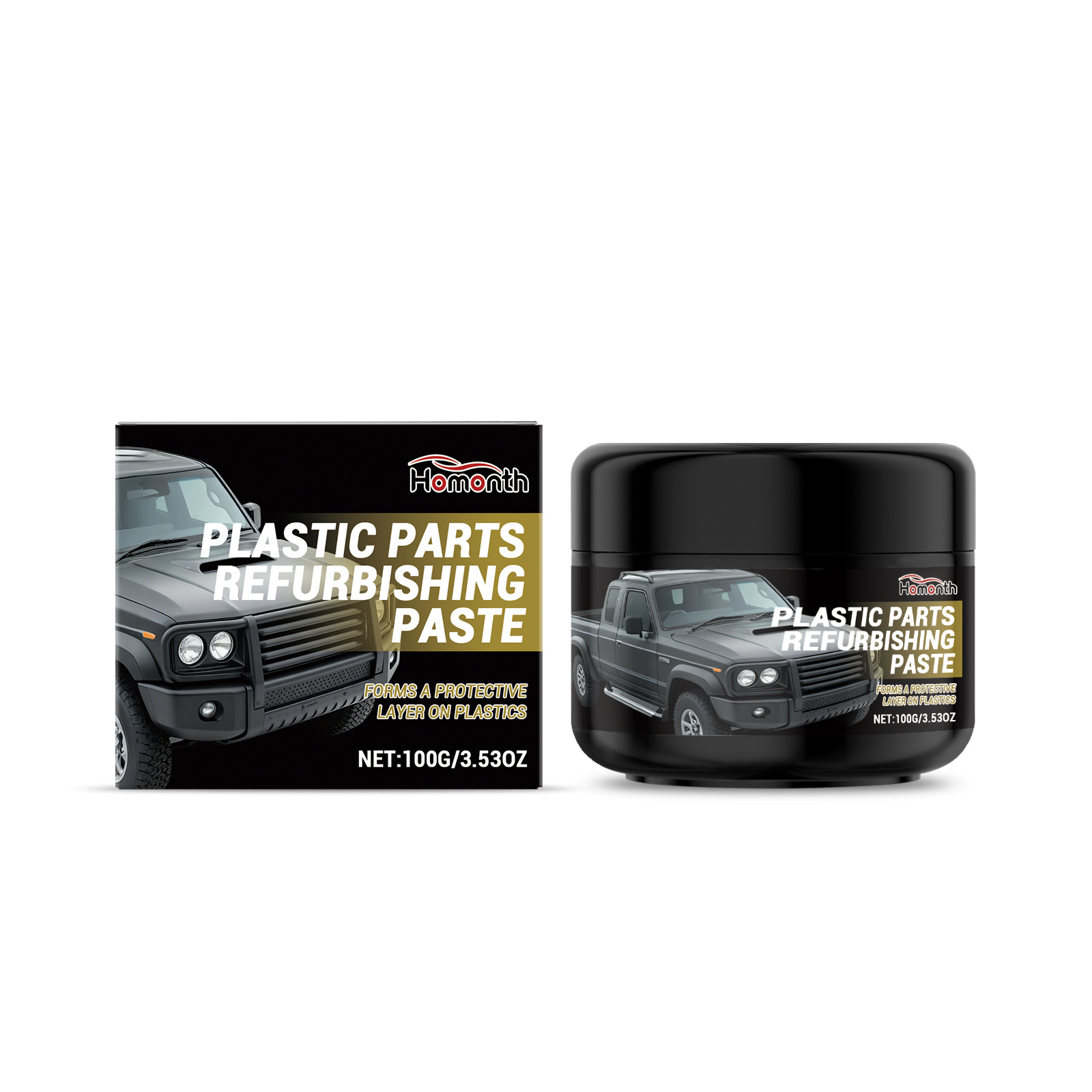 Main product image of Plastic Parts Refurbishing Paste, 100G, Car Interior Refurbishment, Car Care Product for Car Care