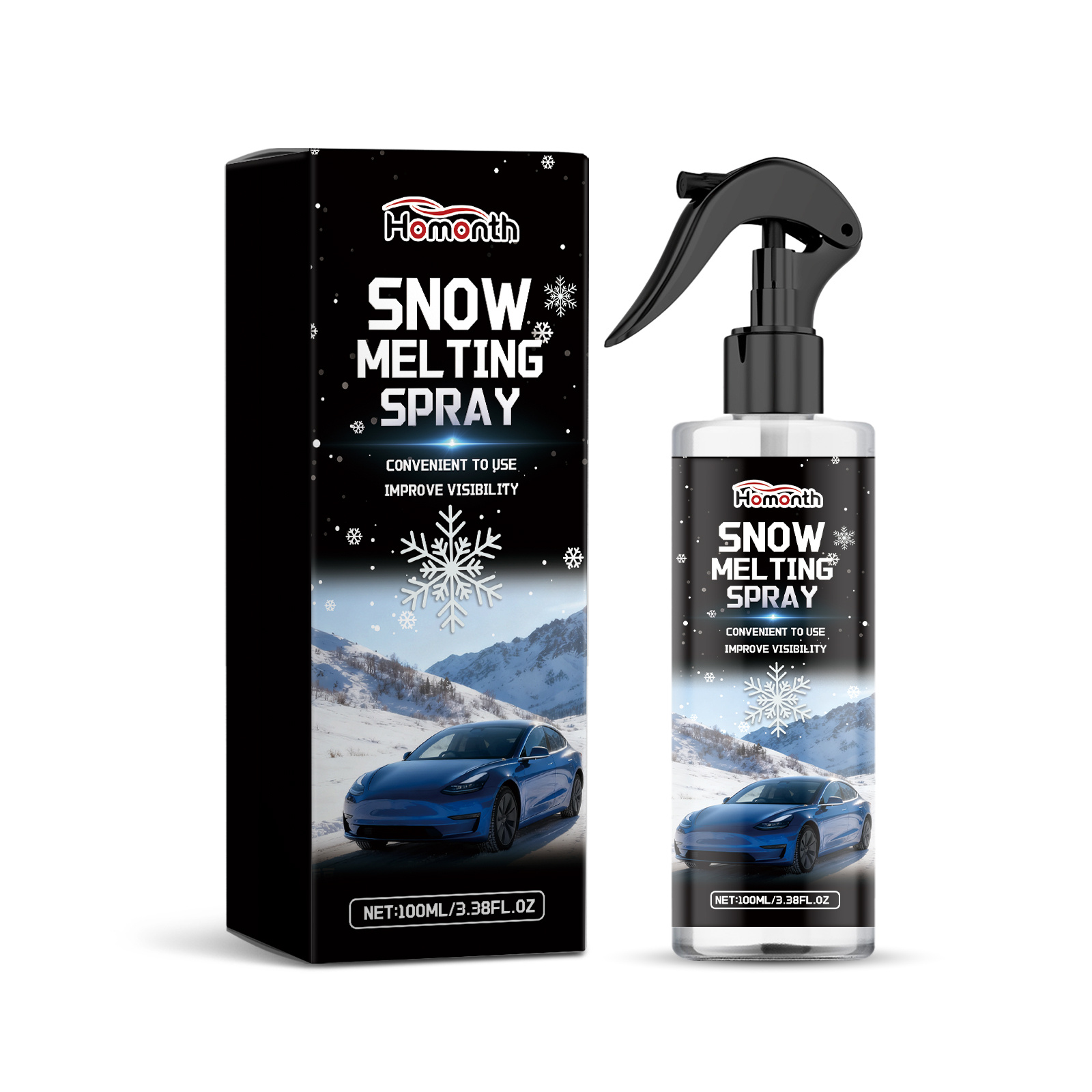 Main product image of Snow-melting Spray, 100ml, Snowmelt Spray, Car Care Product for Car Care