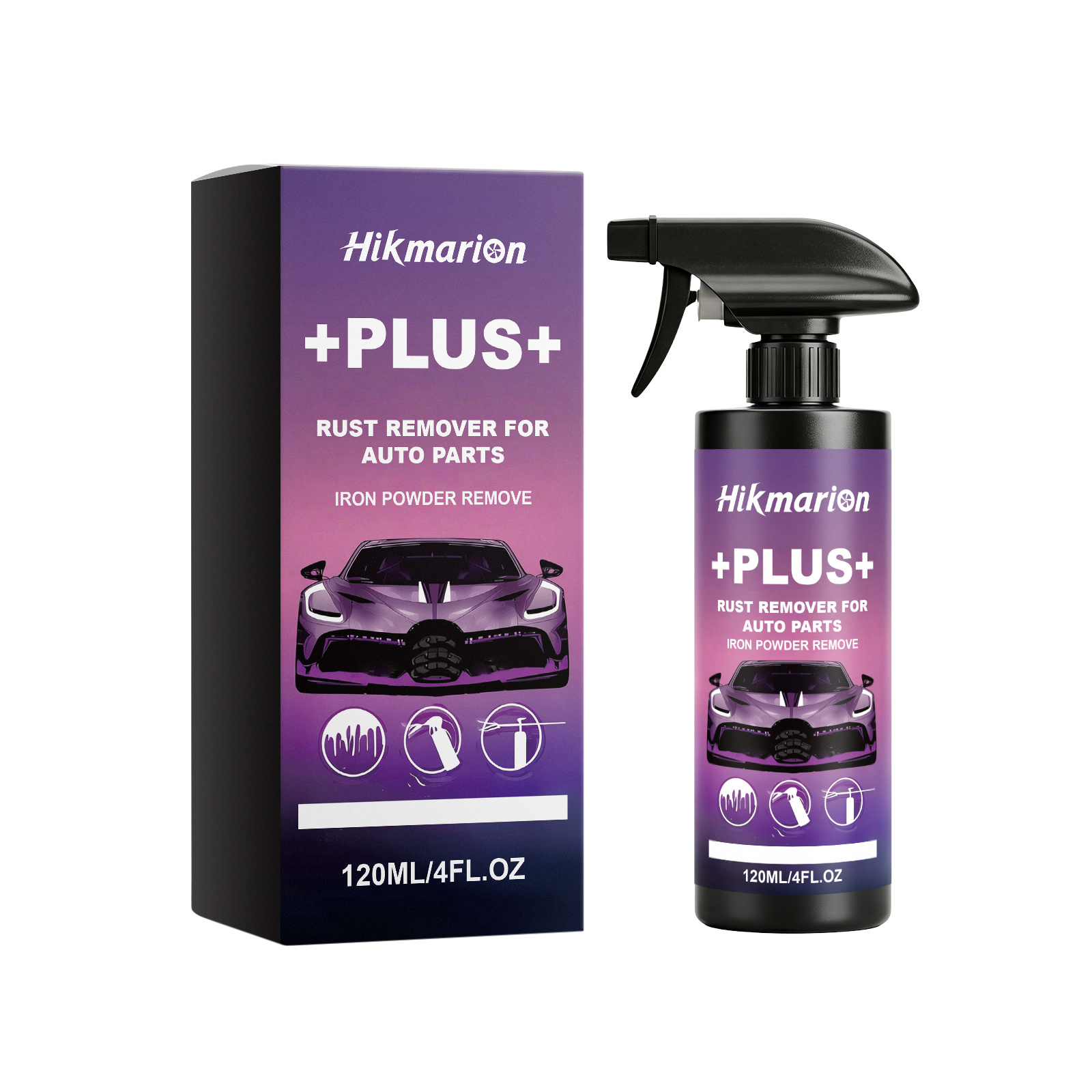 Main product image of Hikmarion Rust Remover for Auto Parts, 120ml, Car Care Product for Car Care